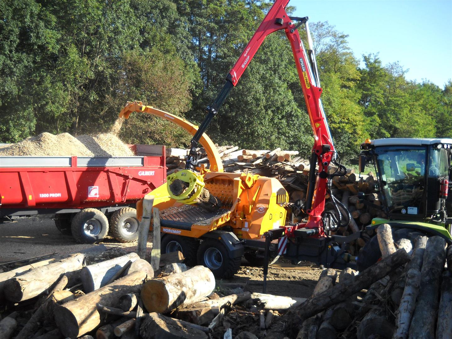 Déchiqueteuse à plaquettes Valormax Noremat Jenz 8